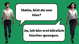 Deutsch Lernen für Anfänger  Mit Dialogen Deutsch Lernen  Niveau A1A2 [upl. by Allys]