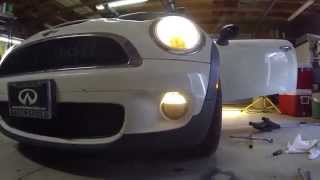 2009 Mini Cooper Parking Light Bulb Replacement [upl. by Eecrad]