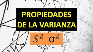 ESTADISTICA Propiedades de la Varianza [upl. by Ailiec10]