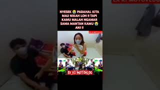 NYESEK 😭 PADAHAL KITA MAU NIKAH LOH  TAPI KAMU MALAH NGAMAR SAMA MANTAN KAMU feedshorts [upl. by Particia929]