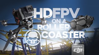 Flying an FPV Drone ON A ROLLERCOASTER [upl. by Croix]