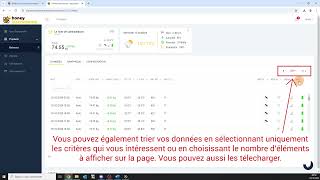 Trier laffichage de ses données sur la plateforme [upl. by Oiznun]