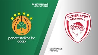 Panathinaikos OPAP Athens  Olympiacos Piraeus Highlights  EuroLeague RS Round 12 [upl. by Enomad]