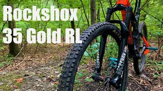 Rockshox 35 Gold RL Review [upl. by Tullus]