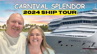 Carnival Splendor Full Ship Tour 2024 [upl. by Narhet182]