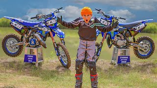 Hudson Deegan’s New Yamaha YZ 85s  The Deegans [upl. by Oiceladni430]