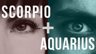 Scorpio amp Aquarius Sun Love Compatibility [upl. by Ariek749]