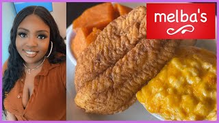 Melba’s Restaurant in Harlem NY I BlackOwned Restaurant in NYC I Dining With Diasha [upl. by Airoled]