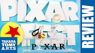 Pixar Logo  Luxo Jr  Pixar Ball— Buildable Figure Set of 3 from Takara TOMY ARTS Japan [upl. by Kremer]