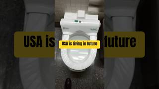 Found Smart amp hygienic Toilet in USA usatravel interestingthings smartitems toilet shorts [upl. by Gisella]