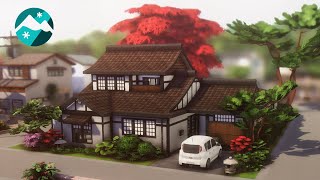 ZEN Family Home The Sims 4 Snowy Escape  RELAXING  Stop Motion [upl. by Acimahs]