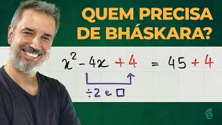 COMPLETAR QUADRADOS uma alternativa para a fórmula de Báskara [upl. by Genia]