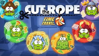 Cut the Rope Time Travel  All Levels  3 Stars Walkthrough [upl. by Roshelle]