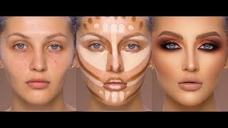 Fall Inspired Makeup 2018 Contour and Highlight by Samer Khouzami [upl. by Sillaw]