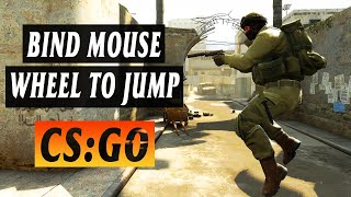 How to Bind Jump Throw CSGO  Scroll Mouse Wheel to Jump CSGO [upl. by Ytsirhc114]