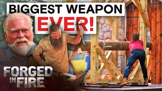 Unleashing the BIGGEST WEAPONS EVER  Forged in Fire Season 10 [upl. by Falzetta]