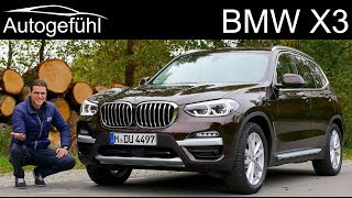 BMW X3 FULL REVIEW 2019 G01 30i  Autogefühl [upl. by Sidnal]