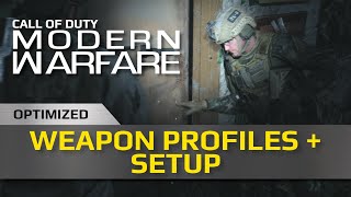 COD MODERN WARFARE 2019 OPTIMIZED PACK Weapon Profiles Setup Tutorial [upl. by Batchelor]