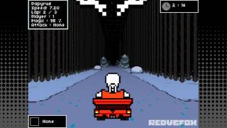 Papyrus Gameplay  Undertale Racer UnderRacer [upl. by Loleta229]