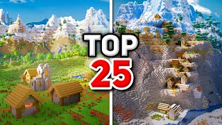 TOP 25 BEST NEW VILLAGE SEEDS For MINECRAFT 121 Minecraft Bedrock Edition Seeds [upl. by Reilly]