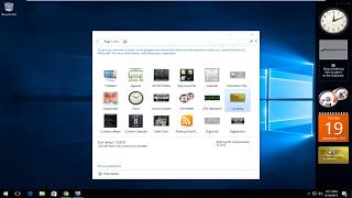 How To InstallEnable Gadgets On Windows 10 [upl. by Grose703]