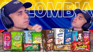 Probando DULCES Y SNACKS COLOMBIANOS 🍭 ¿Está bueno o malo [upl. by Ettenad333]