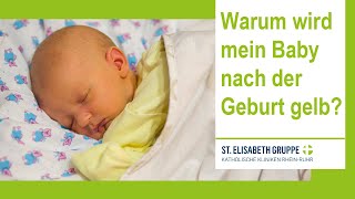 Neugeborenengelbsucht Hyperbilirubinämie – Warum wird mein Baby nach der Geburt gelb [upl. by Rossie]