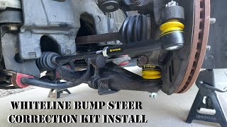 Whiteline Bump Steer Correction Kit Install Subaru [upl. by Jacqueline]