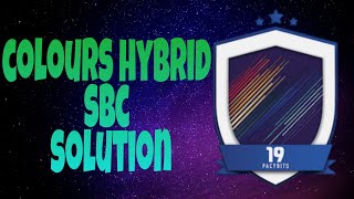 COLORS HYBRID SBC SOLUTION PACYBITS 19 [upl. by Eirojram356]