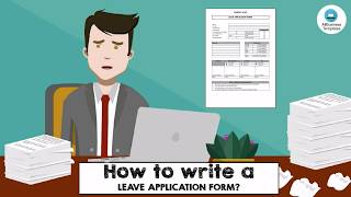 Leave Application Form leaveletter loa [upl. by Anaili490]