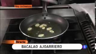 Receta de Bacalao al ajo arriero ED [upl. by Aramaj]