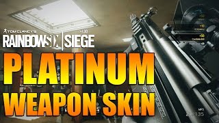 Rainbow Six Siege  In Depth PLATINUM Weapon Skin [upl. by Sluiter361]