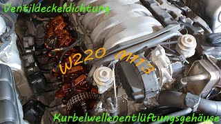 W220 M113 Ventildeckeldichtung [upl. by Laaspere]