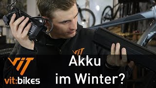 Was machst du mit deinem Akku im Winter  vitbikesTV [upl. by Galvin]