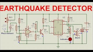 Earthquake Detector Circuitavi [upl. by Mirak820]