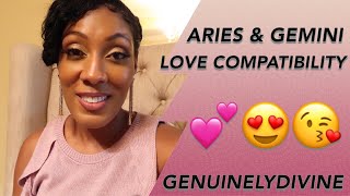 ARIES Man amp GEMINI Woman Love♥️ Compatibility [upl. by Dammahom]