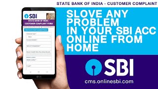 How To Complaint Any Problem In Your SBI Account Online  State Bank of India [upl. by Anirbys]