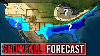 OFFICIAL Snowfall Forecast 2023  2024  Compared to Normal [upl. by Isidoro]