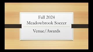 Late Fall 2024 Meadowbrook Soccer [upl. by Meeker]