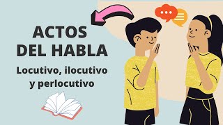 Los ACTOS DEL HABLA explicados con ejemplos [upl. by Androw123]