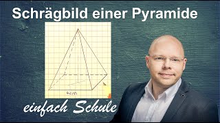 Schrägbild einer Pyramide zeichnen [upl. by Airamas]