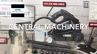 Central Machinery 1500 w Steamer Kit From Harbor Freight Review and Demonstration [upl. by Annmarie]