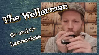 The Wellerman Played in 5 ways on a G and Charp  Harmonica Tabs [upl. by Finbur]