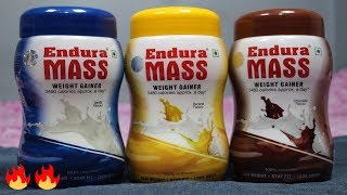 मोटे होने के लिए कैसे लेना चाहिए Endura Mass  Endura Mass Powder Review💪💪💪in Hindi [upl. by Alaric67]