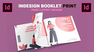 Adobe InDesign Tutorial  Booklet Layout For Print [upl. by Aridni]