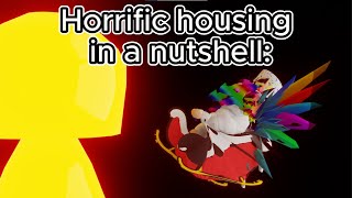 Playing horrific housing Roblox [upl. by Rahmann]