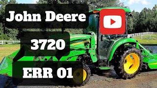 Error 1 ERR 01 Code On Deere 3720  eHydro Pedal Adjustment Needed  See Description [upl. by Adali404]