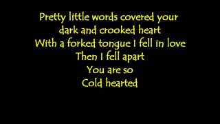 Zac Brown Band Cold Hearted lyrics [upl. by Silvan]