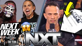 THE HARDY BOYZ COMING TO NXT RICKY STARKS NEW NAME RICKY SAINTS NEW GROUP ATTACKS WWE NXT [upl. by Mailiw]