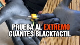 Guantes nivel 5 ANTICORTE Rostaing BLACKTACTIL  ESPECIAL POLICIA SEGURIDAD Y AIRSOFT [upl. by Beutner]